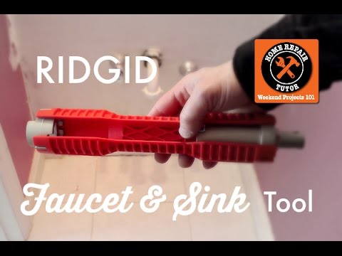 Ridgid Faucet & Sink Installer (Fast Faucet Fixes!!) -- by Home Repair Tutor